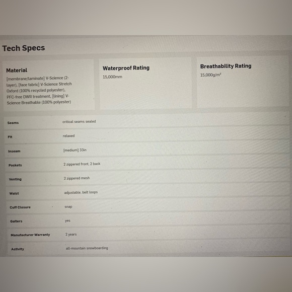 Volcom Freakin Snow Chino Pants, Green - Size XS - Picture 9 of 9